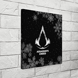 Холст квадратный Снежный Assassins Creed, цвет: 3D-принт — фото 2