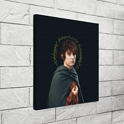 Холст квадратный Фродо - Властелин колец, цвет: 3D-принт — фото 2