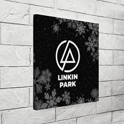 Холст квадратный Снежный Linkin Park, цвет: 3D-принт — фото 2