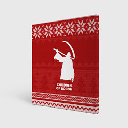 Холст квадратный Новогодний Children of Bodom, цвет: 3D-принт