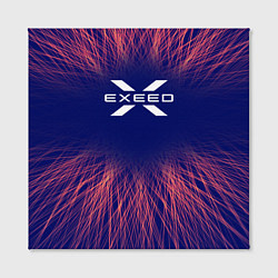Холст квадратный Exeed red energy, цвет: 3D-принт — фото 2