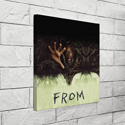 Холст квадратный Извне сериал ужастик, цвет: 3D-принт — фото 2