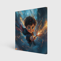 Картина квадратная Гарри Поттер в полетеле