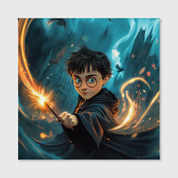 Холст квадратный Гарри Поттер волшебник, цвет: 3D-принт — фото 2