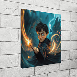 Холст квадратный Гарри Поттер волшебник, цвет: 3D-принт — фото 2