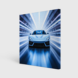 Картина квадратная Спорткар на скорости