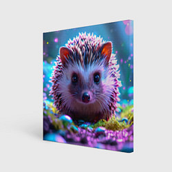 Картина квадратная Ёжики в сказаочном лесу