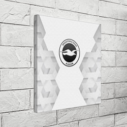 Холст квадратный Brighton white poly, цвет: 3D-принт — фото 2