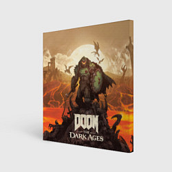 Картина квадратная Палач рока Doom the dark ages