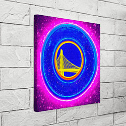 Холст квадратный Голден Стэйт Уорриорз звездный, цвет: 3D-принт — фото 2