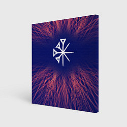 Холст квадратный Nightwish red energy, цвет: 3D-принт