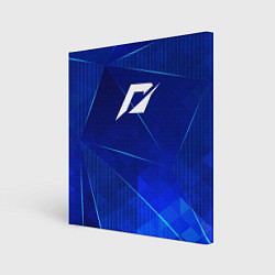 Холст квадратный Need for Speed blue poly, цвет: 3D-принт