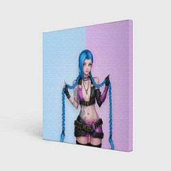 Картина квадратная League of Legends - Jinx