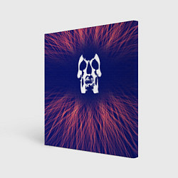 Холст квадратный Deftones red energy, цвет: 3D-принт