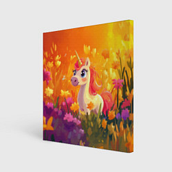 Картина квадратная Милая енинорожка