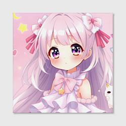 Холст квадратный Милые аниме, цвет: 3D-принт — фото 2