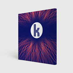 Холст квадратный The Killers red energy, цвет: 3D-принт