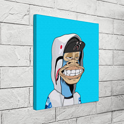 Холст квадратный NFT ape in the hood, цвет: 3D-принт — фото 2