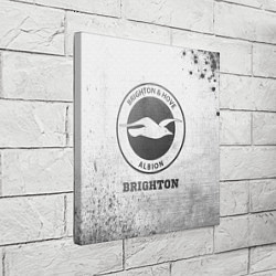 Холст квадратный Brighton - white gradient, цвет: 3D-принт — фото 2