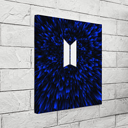 Холст квадратный BTS blue energy, цвет: 3D-принт — фото 2