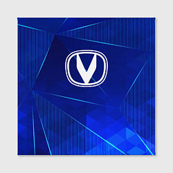 Холст квадратный Changan blue poly, цвет: 3D-принт — фото 2