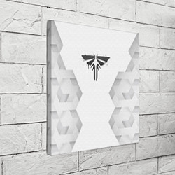 Холст квадратный The Last Of Us white poly, цвет: 3D-принт — фото 2