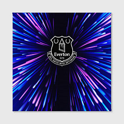 Холст квадратный Everton neon energy, цвет: 3D-принт — фото 2