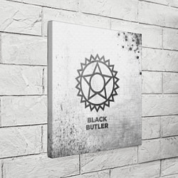 Холст квадратный Black Butler - white gradient, цвет: 3D-принт — фото 2