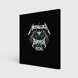 Картина квадратная Metallica group - thrash metal style