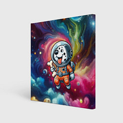 Картина квадратная Funny dalmatian puppy - ai art