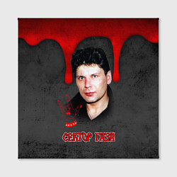 Холст квадратный Сектор газа - рок жив, цвет: 3D-принт — фото 2