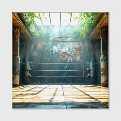 Холст квадратный Ринг под открытым небом, цвет: 3D-принт — фото 2