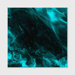 Холст квадратный Neon smoke, цвет: 3D-принт — фото 2