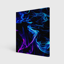 Холст квадратный Color blue pink, цвет: 3D-принт