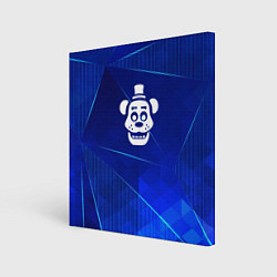 Холст квадратный FNAF blue poly, цвет: 3D-принт
