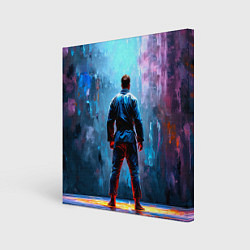 Картина квадратная Боец джиу-джитсу