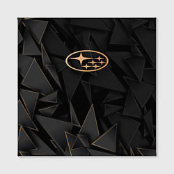 Холст квадратный Subaru golden poly, цвет: 3D-принт — фото 2