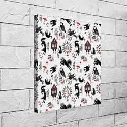 Холст квадратный Русские сказки, цвет: 3D-принт — фото 2