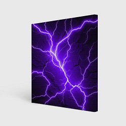 Картина квадратная Color purple black