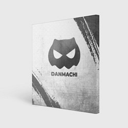 Холст квадратный DanMachi - white gradient, цвет: 3D-принт