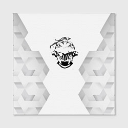 Холст квадратный Goblin Slayer white poly, цвет: 3D-принт — фото 2