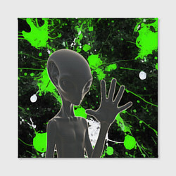 Холст квадратный Инопланетянин и его эктоплазма, цвет: 3D-принт — фото 2