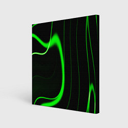 Картина квадратная Color green light green black