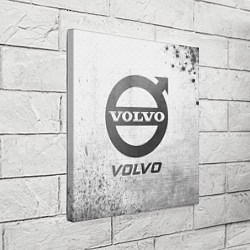 Холст квадратный Volvo - white gradient, цвет: 3D-принт — фото 2