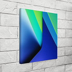 Холст квадратный Color blue green, цвет: 3D-принт — фото 2