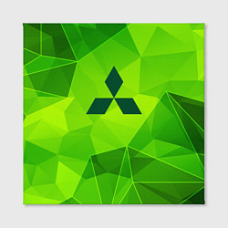 Холст квадратный Mitsubishi green poly, цвет: 3D-принт — фото 2