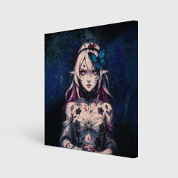 Холст квадратный Кастория дарк реализм, цвет: 3D-принт