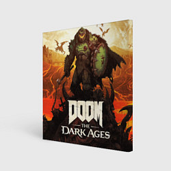 Картина квадратная Doom the dark ages