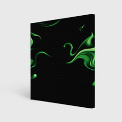 Холст квадратный The color is light green abstraction, цвет: 3D-принт