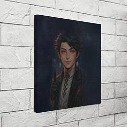 Холст квадратный Танжиро Камадо реализм, цвет: 3D-принт — фото 2